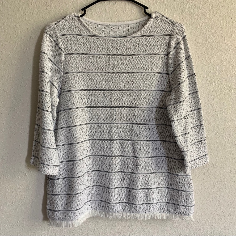 Fringe Knit Top